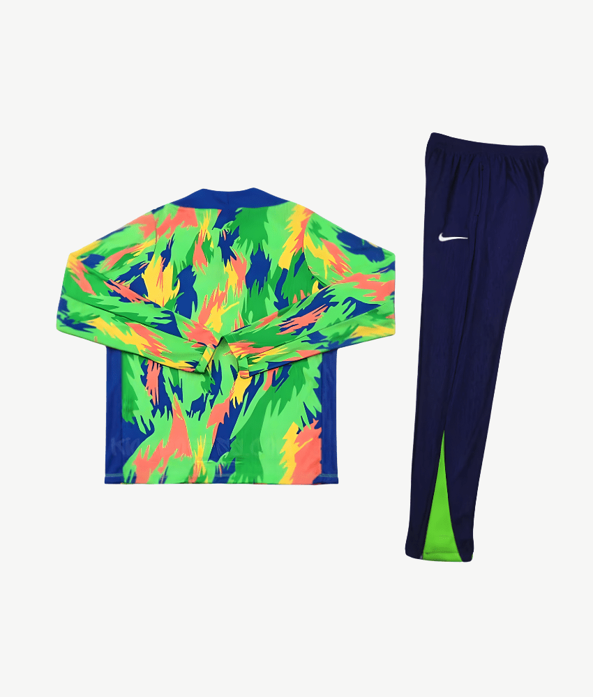 BRAZIL 2025/26 1/4 ZIP MULTICOLOUR TRACKSUIT - Tracksuit & Jackets - False9Fits
