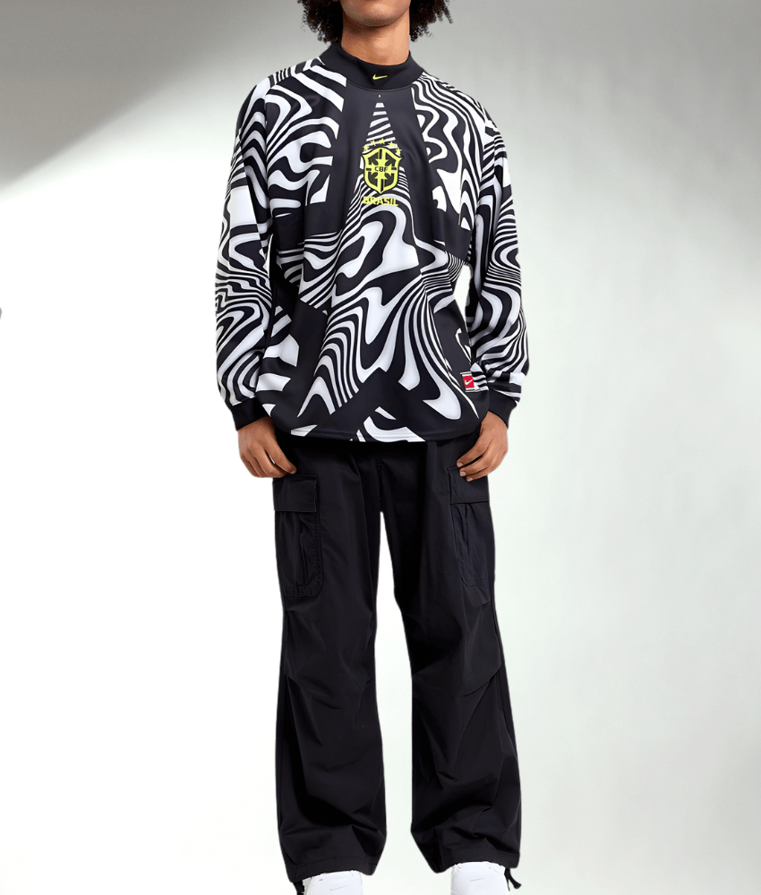 BRAZIL 2025/26 WORLD CUP LONG SLEEVE GOALKEEPER SHIRT-Shirt - False9Fits