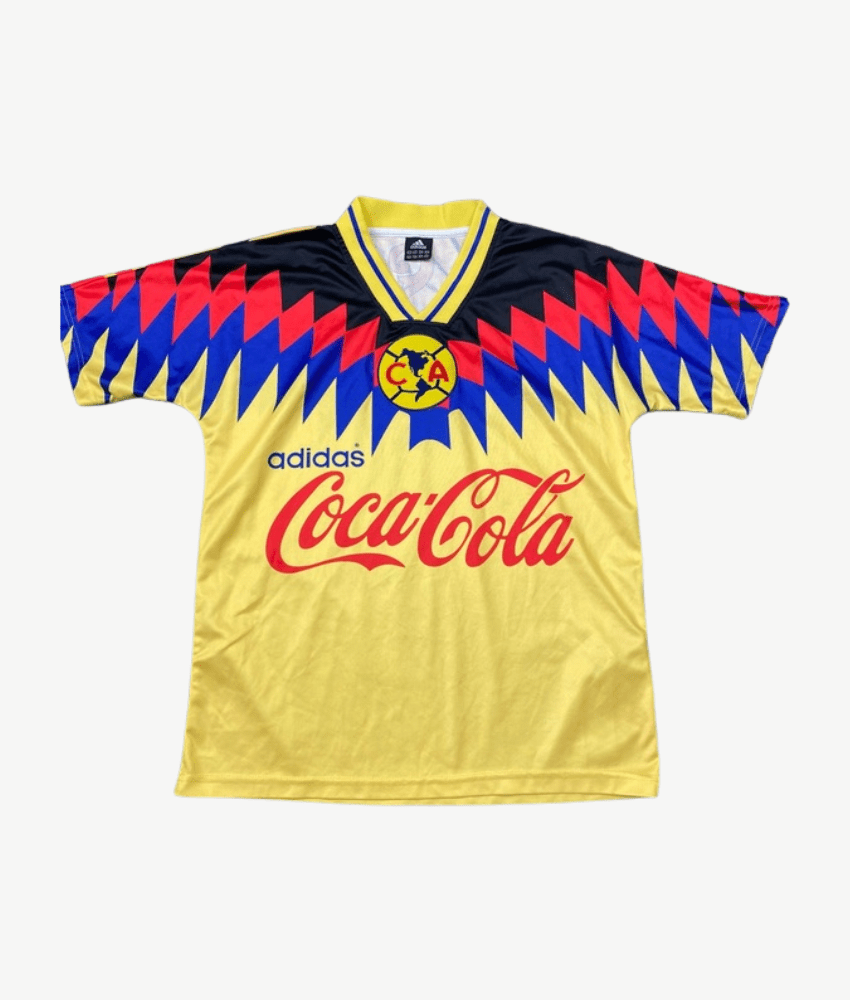 CLUB AMERICA 1995/98 HOME 'SOL' RETRO SHIRT-Shirt - False9Fits