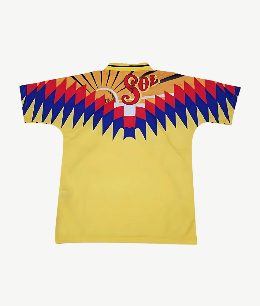 CLUB AMERICA 1995/98 HOME 'SOL' RETRO SHIRT-Shirt - False9Fits