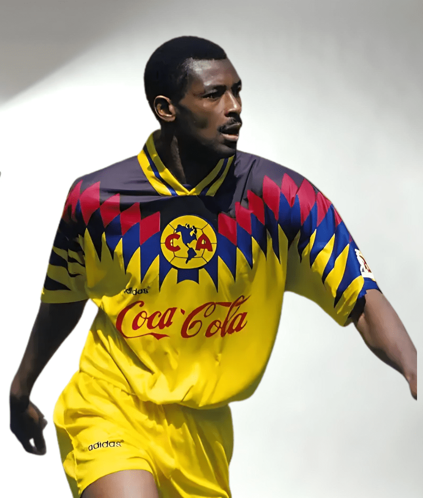 CLUB AMERICA 1995/98 HOME 'SOL' RETRO SHIRT-Shirt - False9Fits