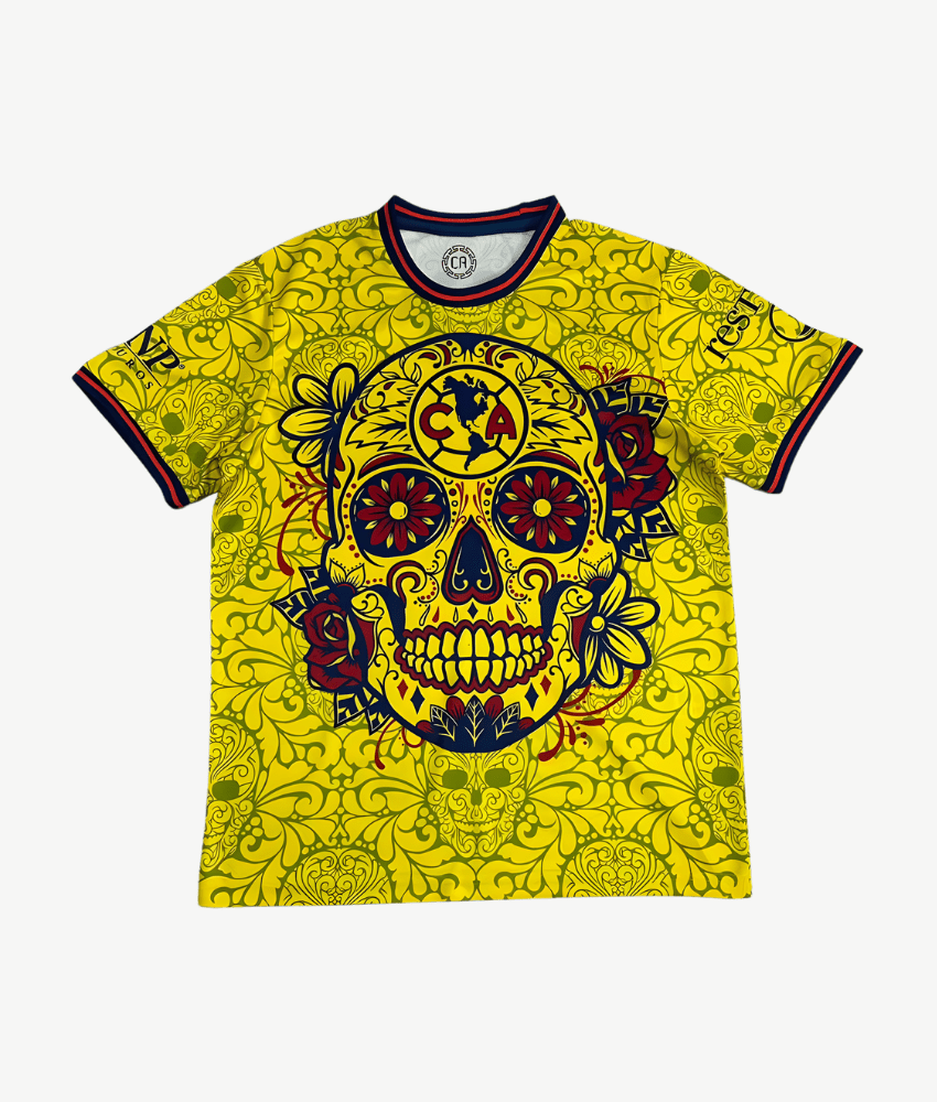 CLUB AMERICA 2025/26 YELLOW HALLOWEEN SPECIAL EDITION SHIRT-Shirt - False9Fits