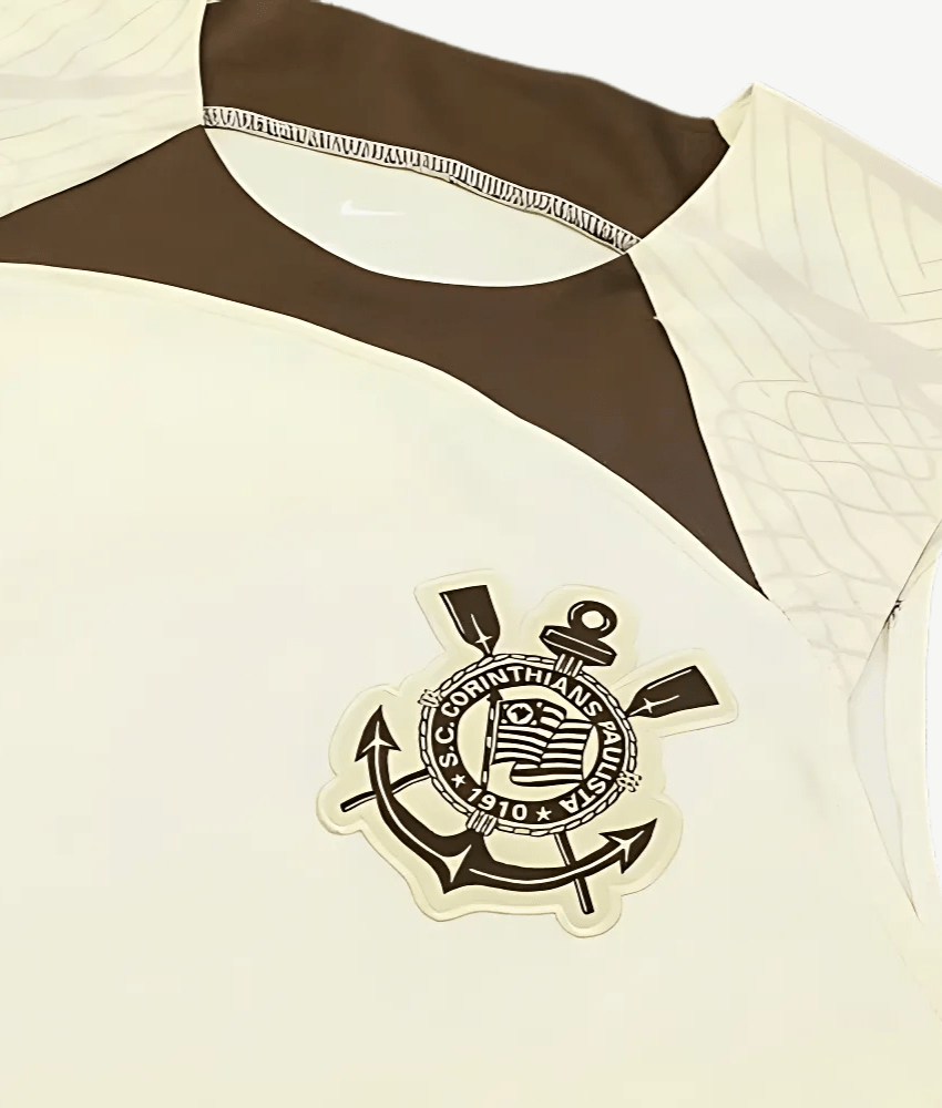 CORINTHIANS 2023 COFFEE/CREAM VEST & SHORTS SET - Vest Set - False9Fits