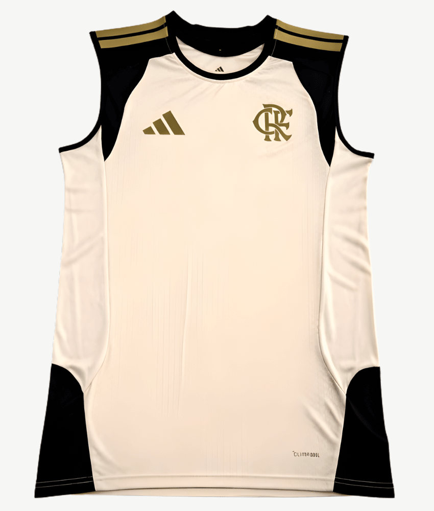 FLAMENGO 2025/26 CREAM VEST - Vest (Shirt) - False9Fits