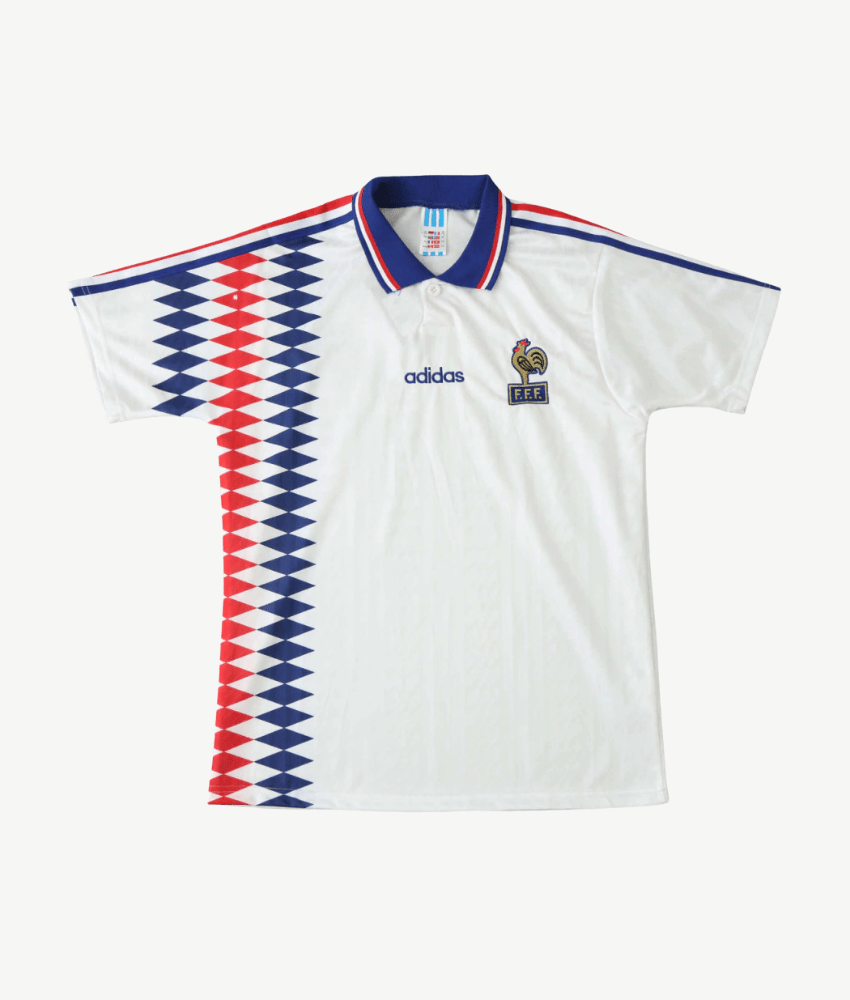 FRANCE 1994 AWAY RETRO SHIRT-Shirt - False9Fits