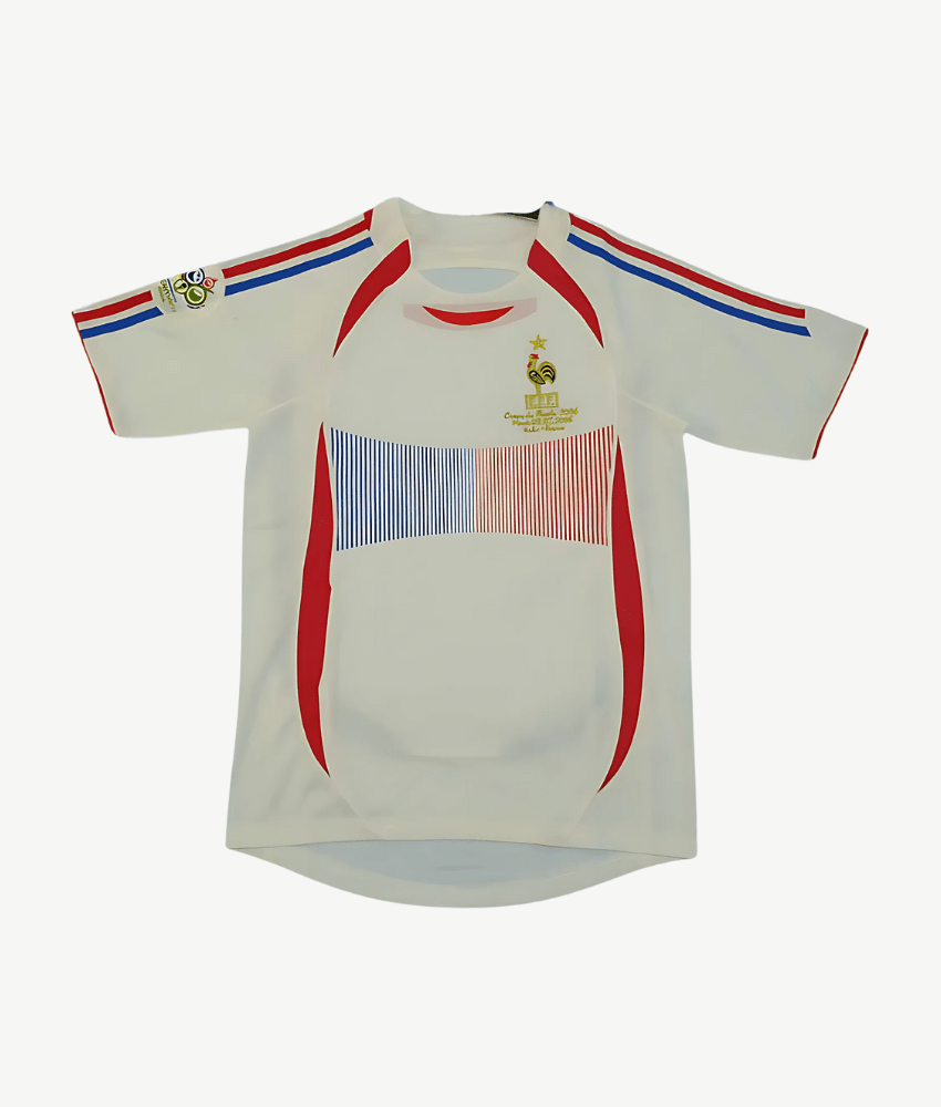 FRANCE 2006 AWAY RETRO SHIRT-Shirt - False9Fits