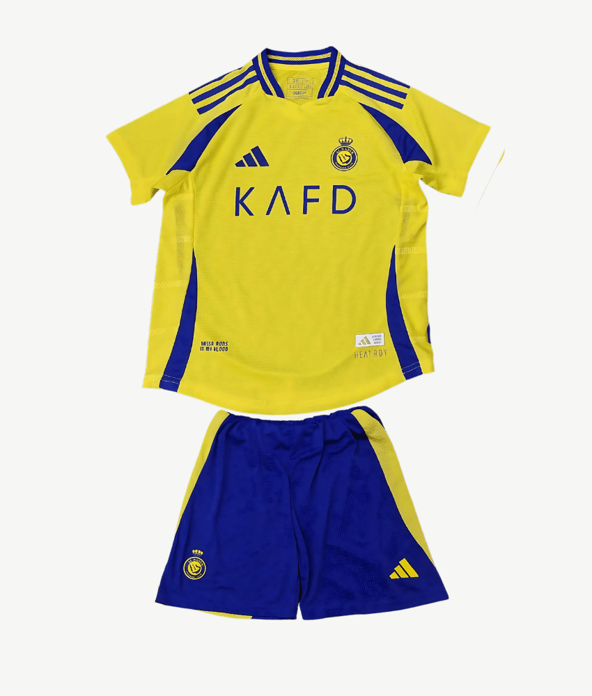 (KIDS) AL NASSR 2024/25 HOME KIT - Kids - False9Fits