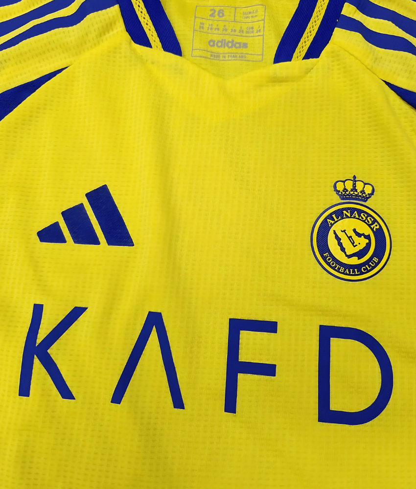 (KIDS) AL NASSR 2024/25 HOME KIT - Kids - False9Fits