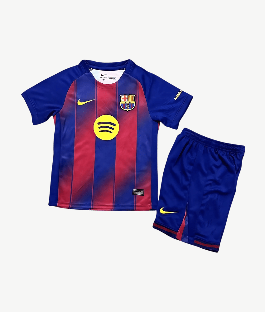 (KIDS) BARCELONA 2025/26 HOME SHIRT-Shirt - False9Fits