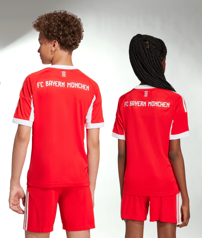 (KIDS) BAYERN MUNICH 2025/26 HOME KIT - Kids - False9Fits