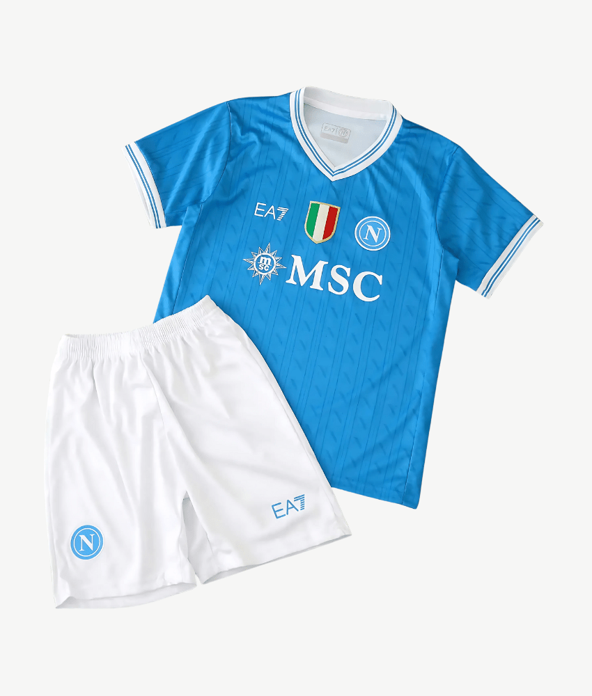 (KIDS) NAPOLI 2025/26 HOME SHIRT - Kids - False9Fits