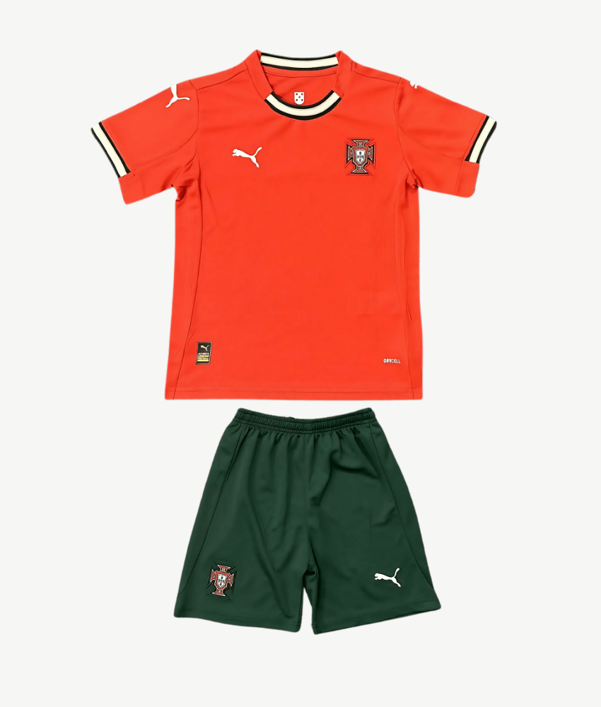 (KIDS) PORTUGAL 2025/26 HOME KIT - Kids - False9Fits