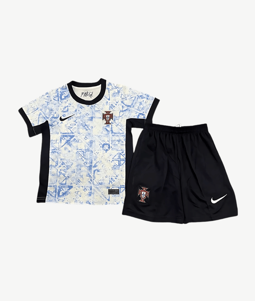 (KIDS) PORTUGAL EUROS 2024 AWAY SHIRT - Kids - False9Fits