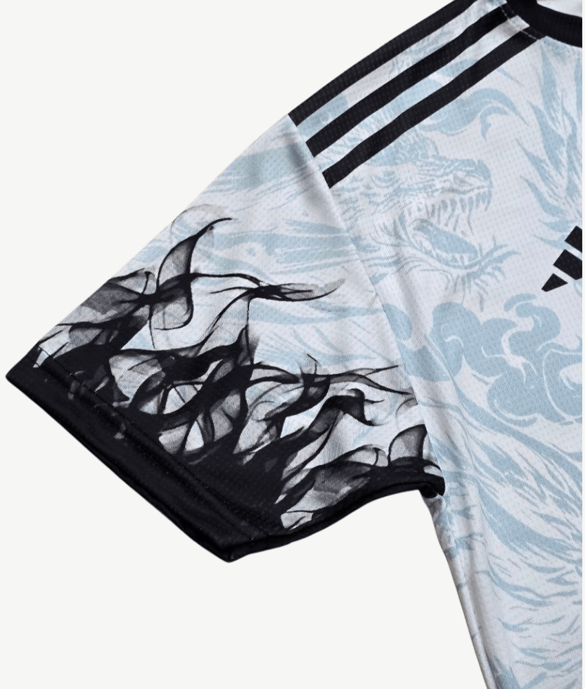 (KIDS) REAL MADRID 2025/26 'BLACK DRAGON' KIT-Shirt - False9Fits