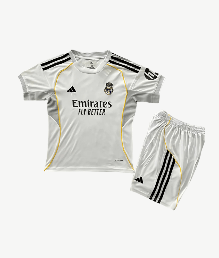 (KIDS) REAL MADRID 2025/26 HOME KIT - Kids - False9Fits
