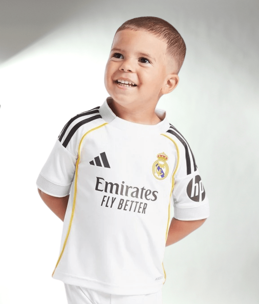 (KIDS) REAL MADRID 2025/26 HOME KIT - Kids - False9Fits