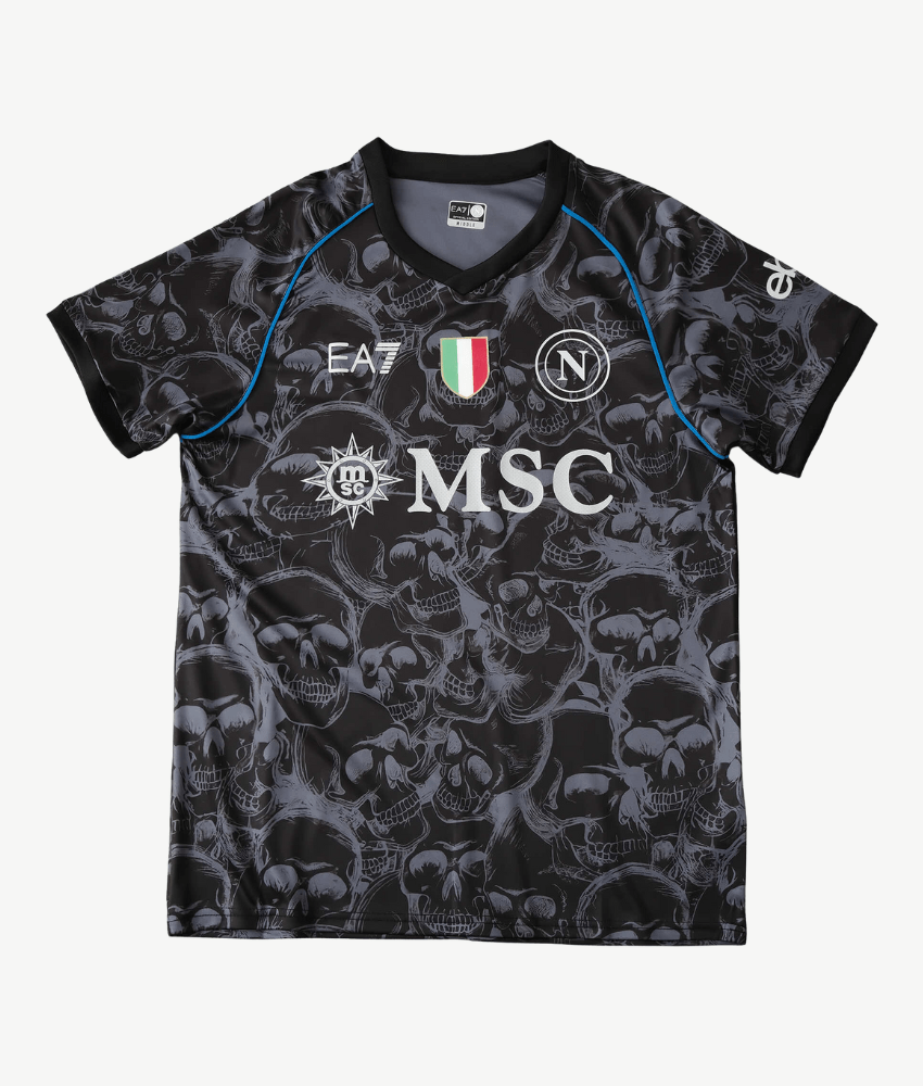 NAPOLI 2023/24 SKULLS EDITION SHIRT-Shirt - False9Fits