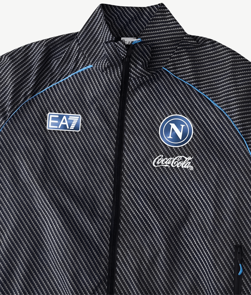 NAPOLI 2025/26 BLACK WINDBREAKER - Tracksuit & Jackets - False9Fits