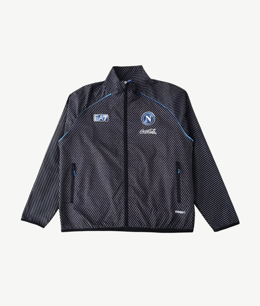 NAPOLI 2025/26 BLACK WINDBREAKER - Tracksuit & Jackets - False9Fits