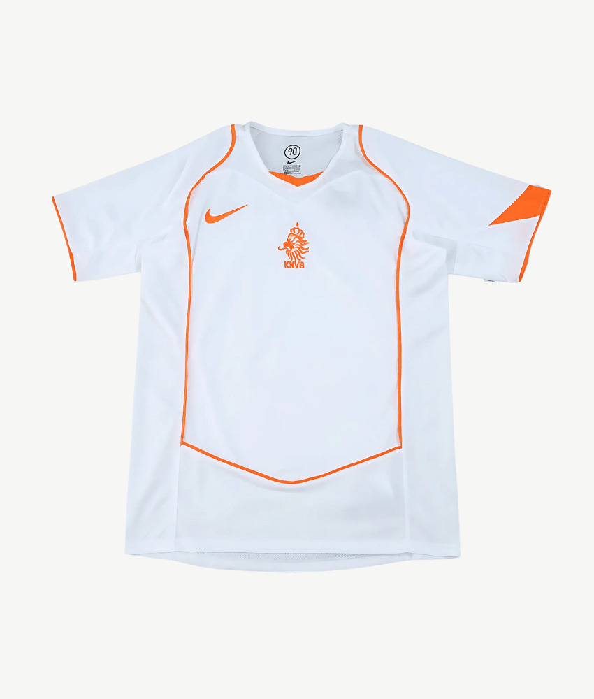 NETHERLANDS 2004 RETRO AWAY SHIRT-Shirt - False9Fits