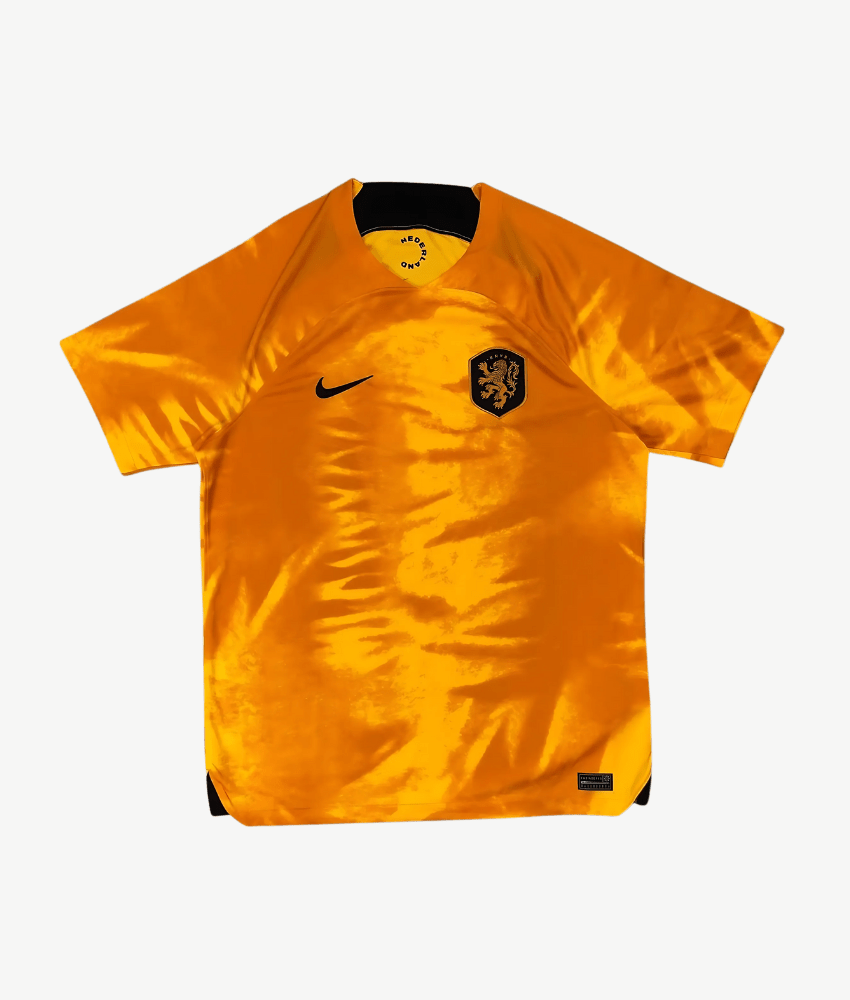 NETHERLANDS 2022 HOME SHIRT-Shirt - False9Fits