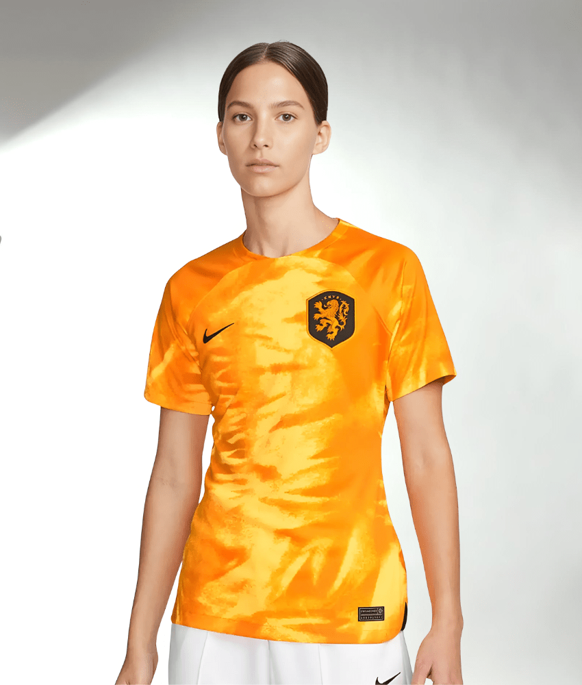 NETHERLANDS 2022 HOME SHIRT-Shirt - False9Fits