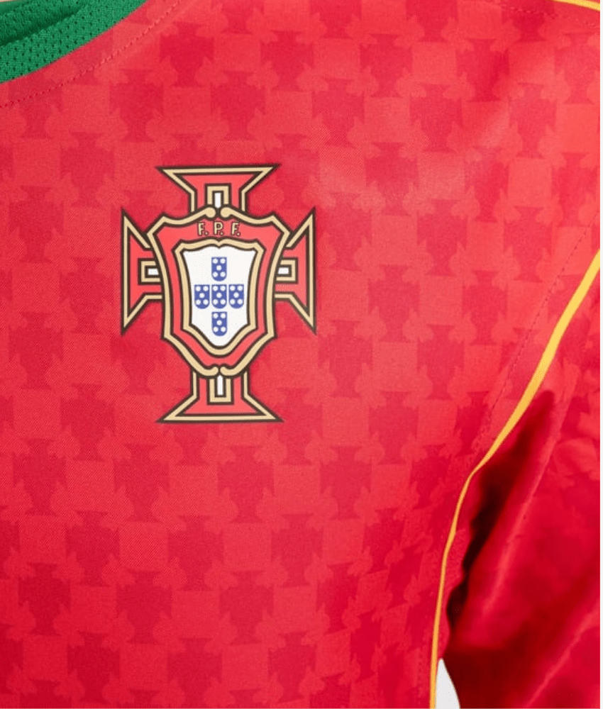 PORTUGAL 2004 RETRO HOME SHIRT-Shirt - False9Fits