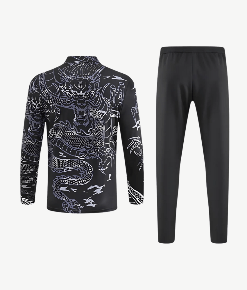 REAL MADRID 2022/23 BLACK DRAGON TRACKSUIT - Tracksuit & Jackets - False9Fits