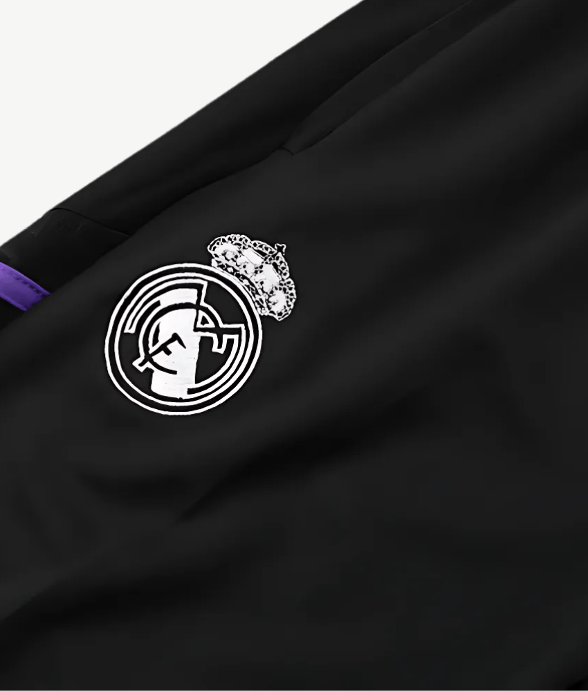 REAL MADRID 2022/23 BLACK TRACKSUIT - Tracksuit & Jackets - False9Fits
