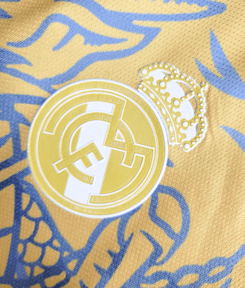 REAL MADRID 2023/24 'DRAGON' SPECIAL EDITION (GOLDEN) SHIRT-Shirt - False9Fits