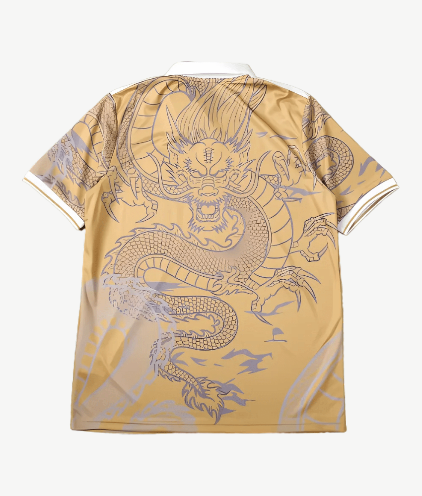 REAL MADRID 2023/24 'DRAGON' SPECIAL EDITION (GOLDEN) SHIRT-Shirt - False9Fits