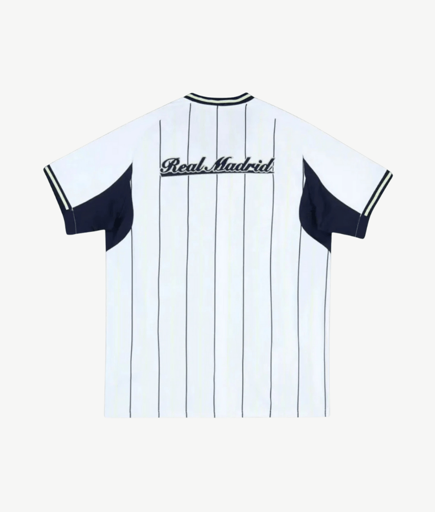 REAL MADRID 2025/26 RETRO BASEBALL SHIRT-Shirt - False9Fits