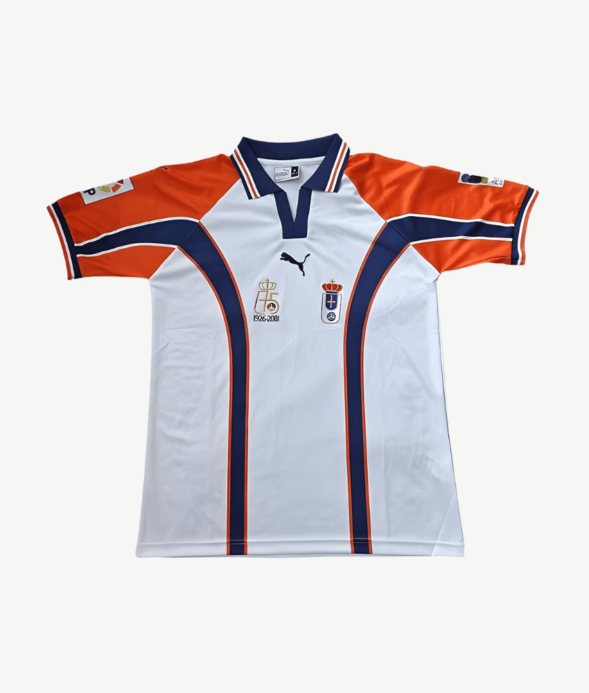 REAL OVIEDO 2000/01 RETRO AWAY SHIRT-Shirt - False9Fits