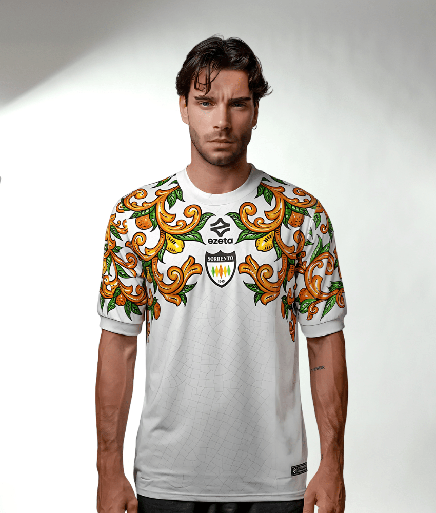 SORRENTO CALCIO 2025/26 AWAY SHIRT-Shirt - False9Fits
