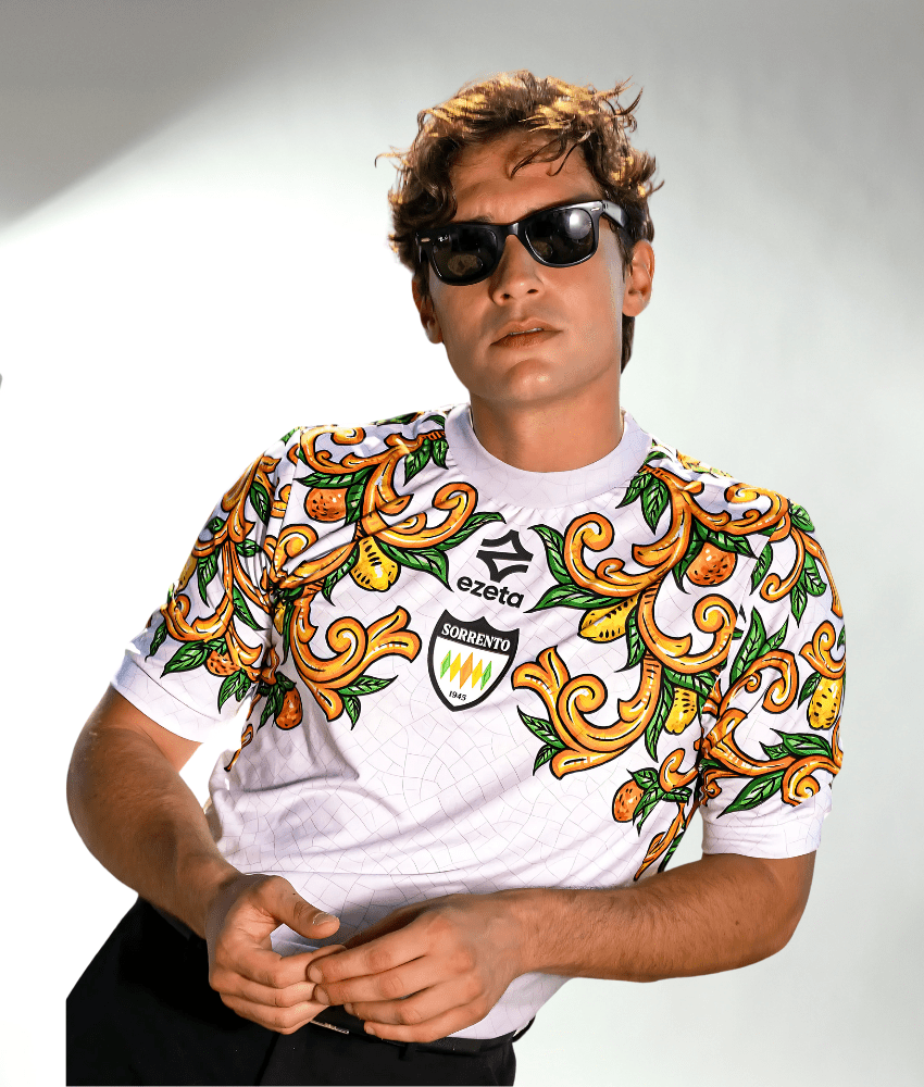 SORRENTO CALCIO 2025/26 AWAY SHIRT-Shirt - False9Fits