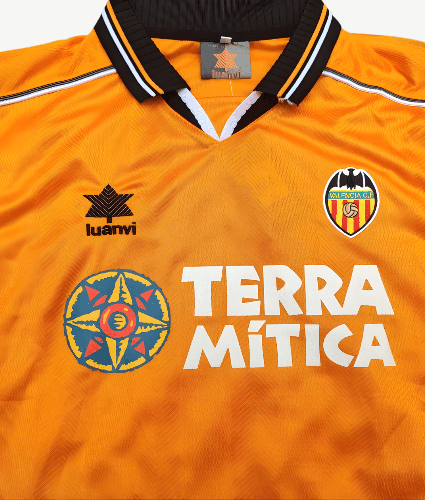 VALENCIA 1999/00 AWAY SHIRT-Shirt - False9Fits