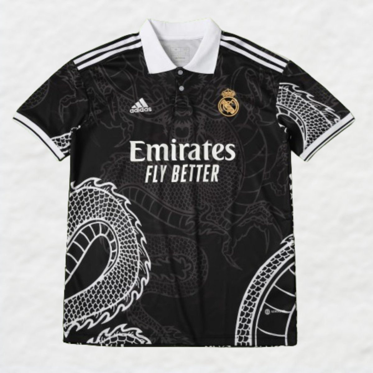 REAL MADRID 2023/24 'DRAGON' SPECIAL EDITION (BLACK) SHIRT – False9Fits