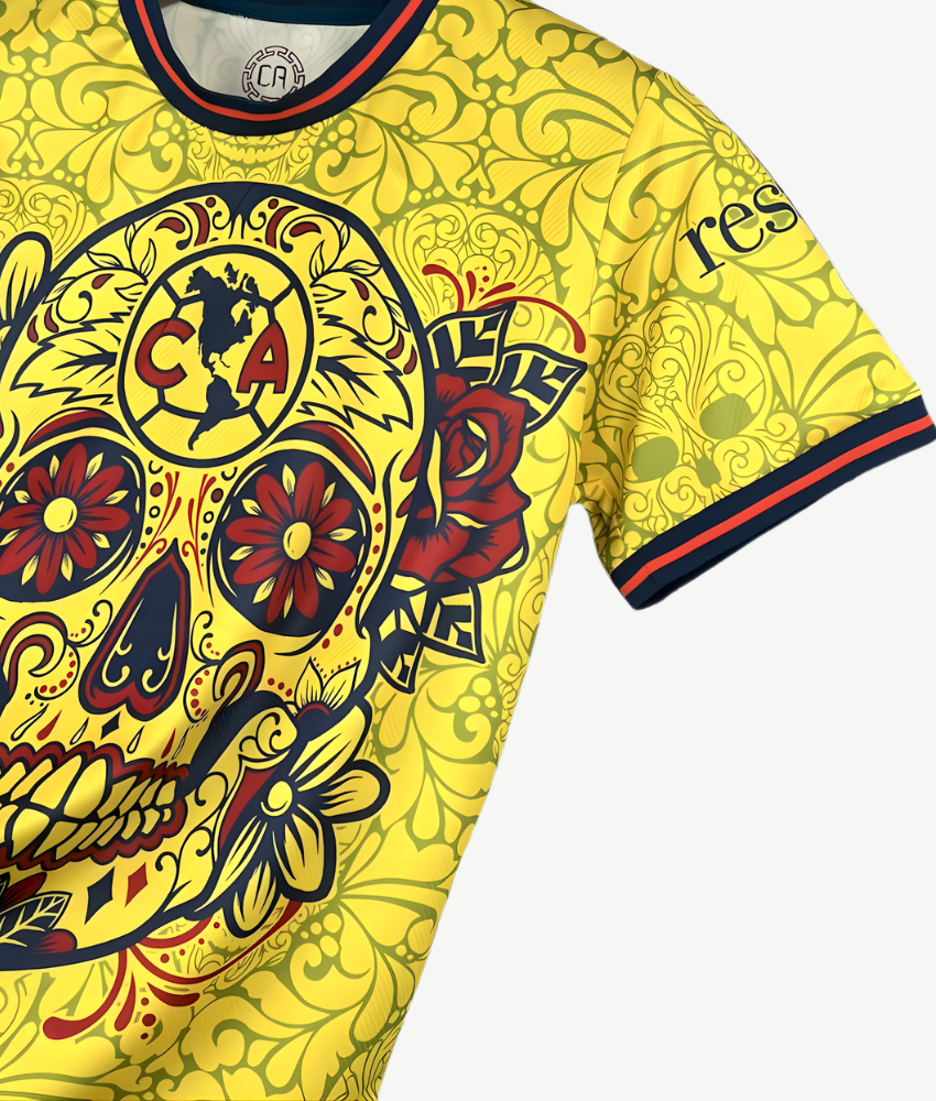 CLUB AMERICA 2025/26 YELLOW HALLOWEEN SPECIAL EDITION SHIRT