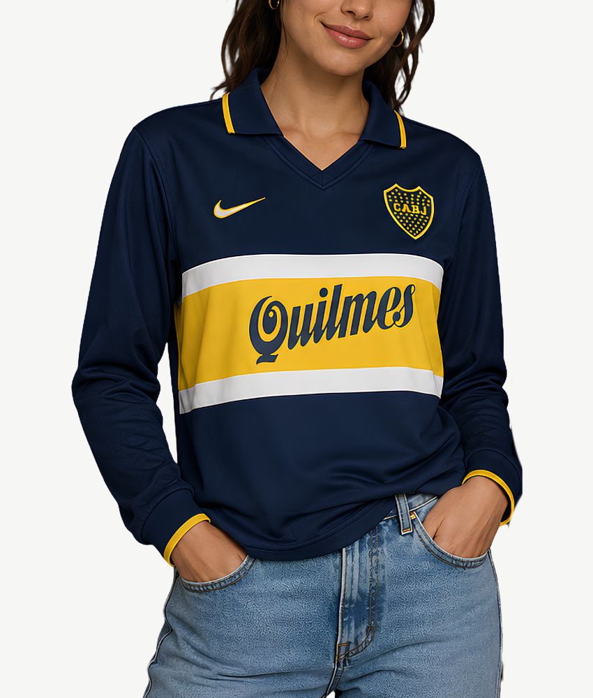 BOCA JUNIORS 1996/97 HOME LONG SLEEVE SHIRT