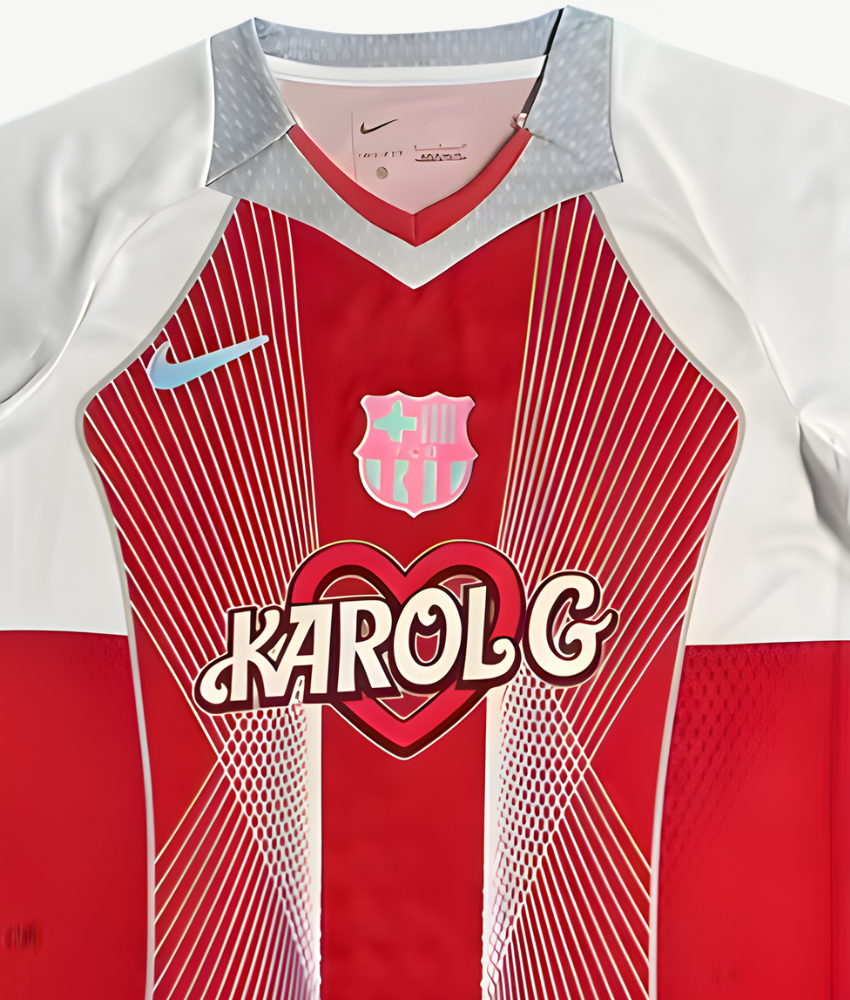 BARCELONA 2025/26 'KAROL G' SPECIAL EDITION (RED) SHIRT