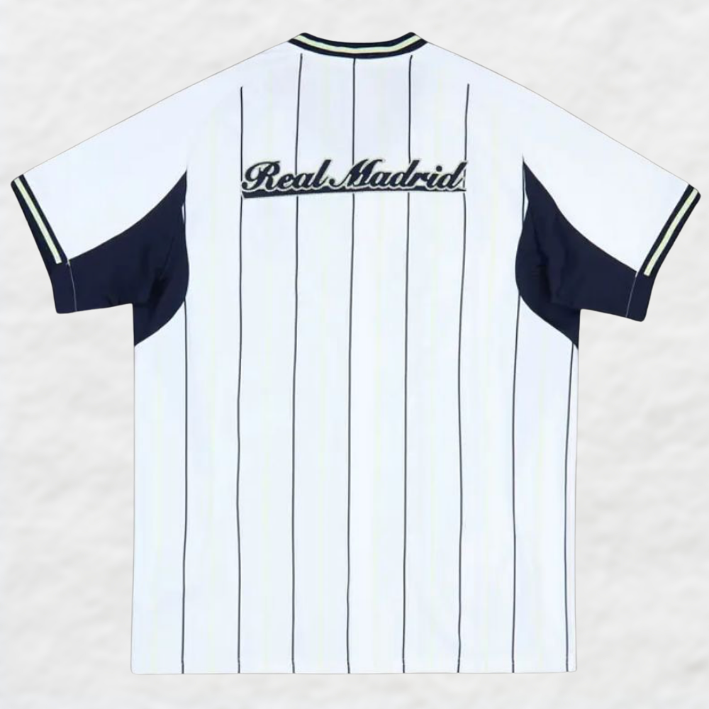 REAL MADRID 2025/26 RETRO BASEBALL SHIRT