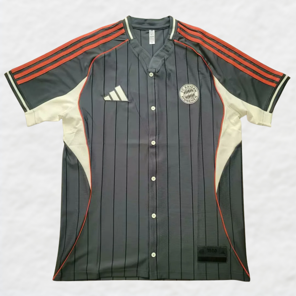 BAYERN MUNICH 2025/26 RETRO BASEBALL SHIRT