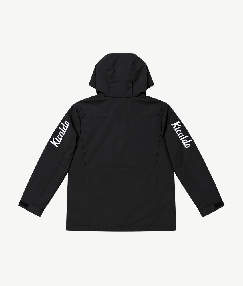 SANTOS 2026 BLACK HOODED WINDBREAKER