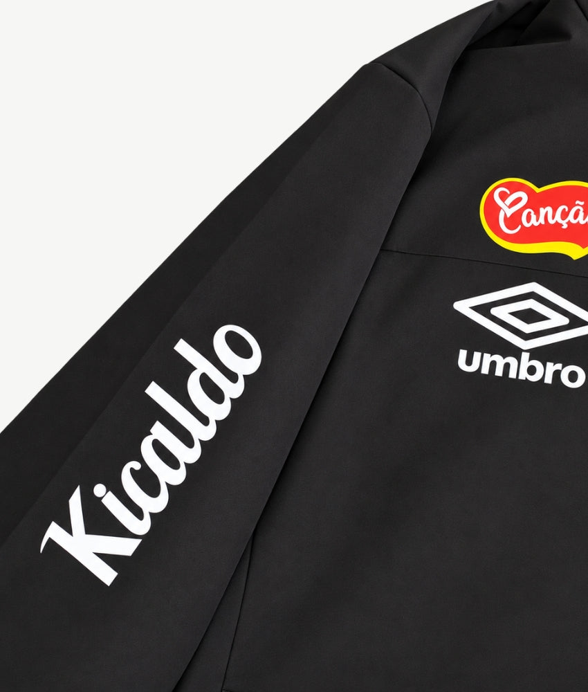 SANTOS 2026 BLACK HOODED WINDBREAKER