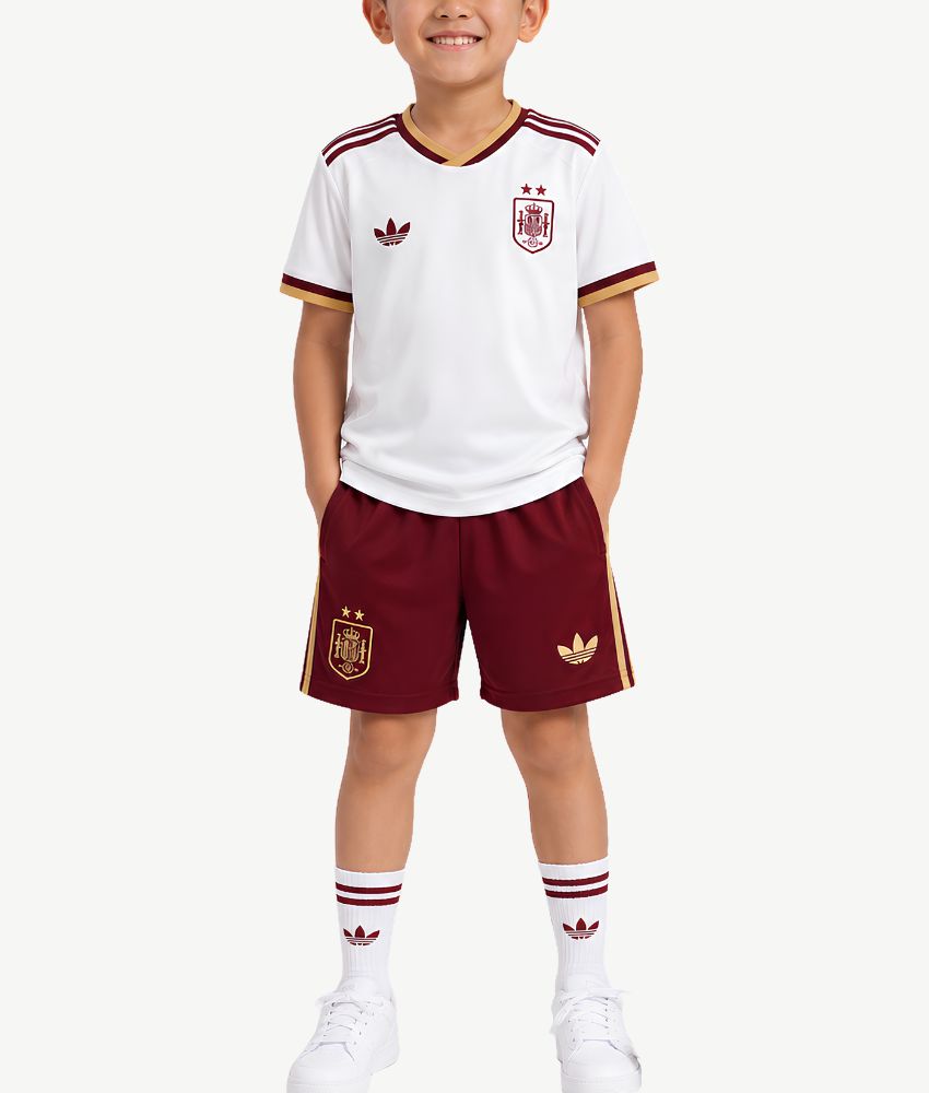 (KIDS) SPAIN 2026 '2 STARS WC CHAMPION' AWAY KIT