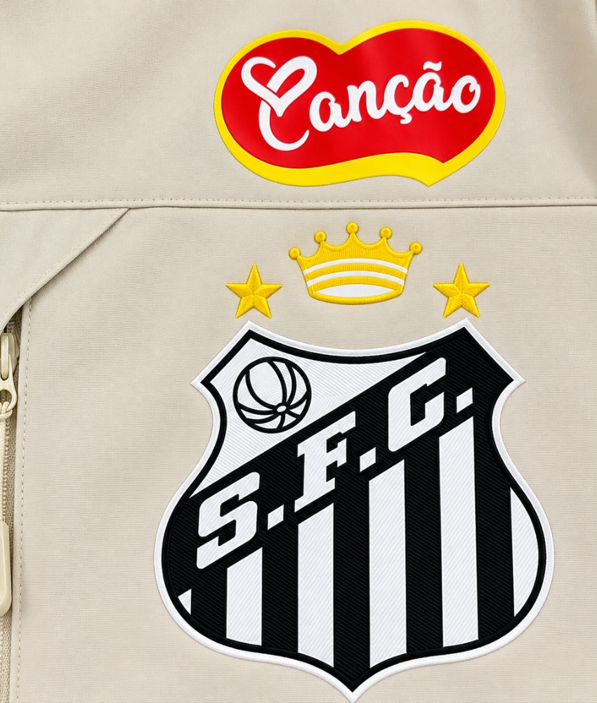 SANTOS 2026 CREAM HOODED WINDBREAKER