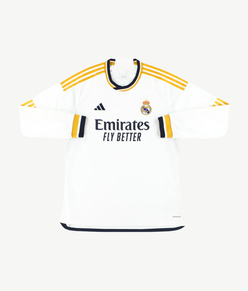REAL MADRID 2023/24 HOME KIT LONG SLEEVE REAL MADRID 2023/24 HOME KIT LONG SLEEVE
