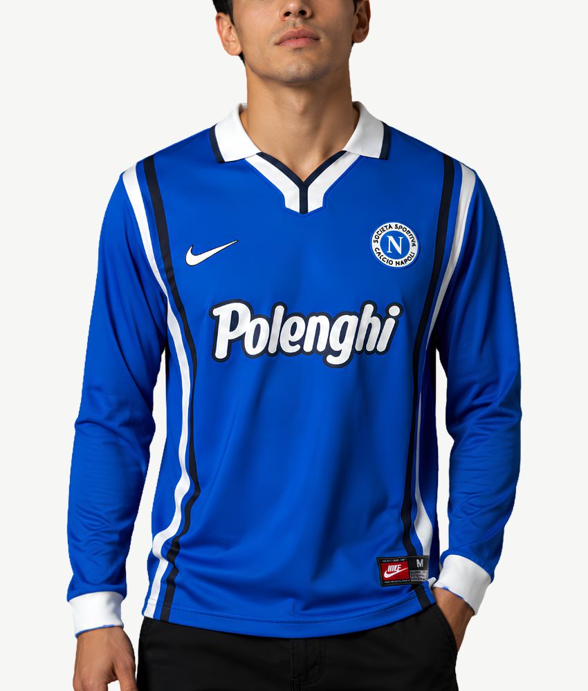 NAPOLI 1997/98 RETRO HOME LONG SLEEVE SHIRT