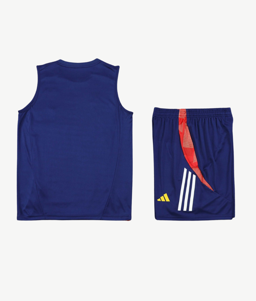 SPAIN 2024/25 BLUE RED TRAINING VEST SET