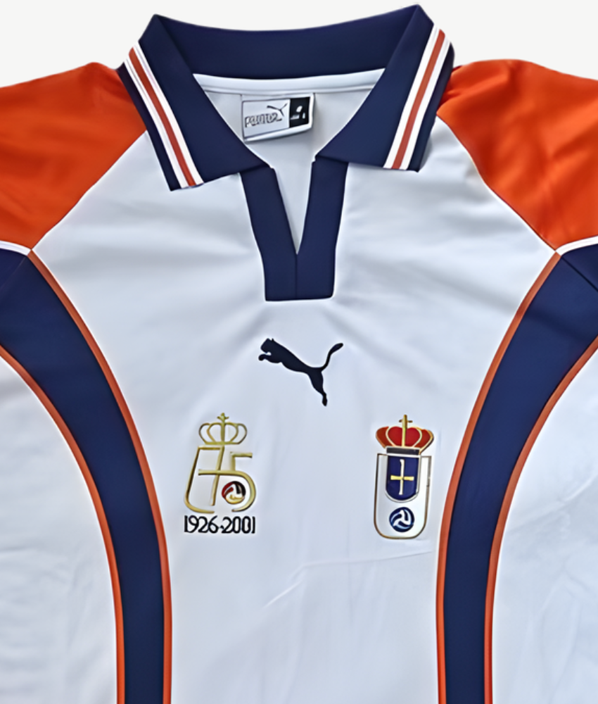 REAL OVIEDO 2000/01 RETRO AWAY SHIRT